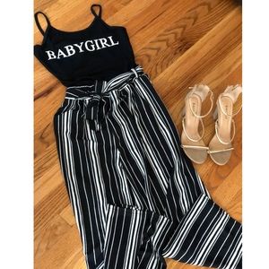 Striped leg pants 🖤(7b)